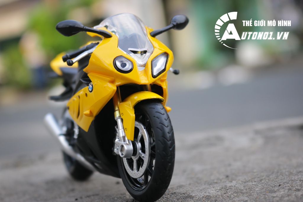 MÔ HÌNH BMW S1000RR 2019 YELLOW 1:12 MSZ 7222