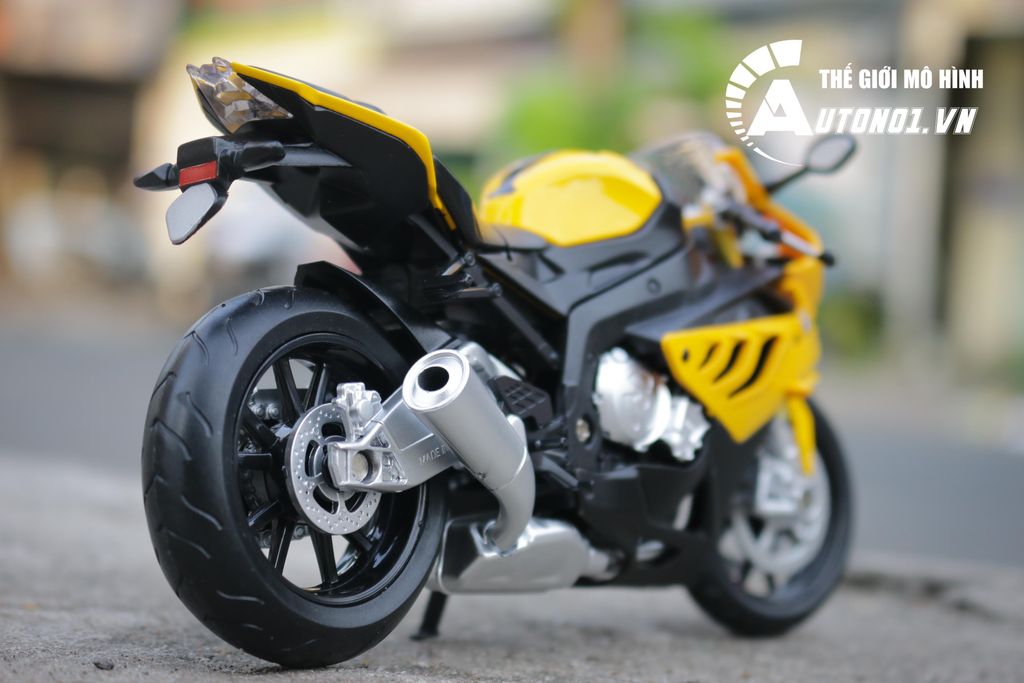 MÔ HÌNH BMW S1000RR 2019 YELLOW 1:12 MSZ 7222