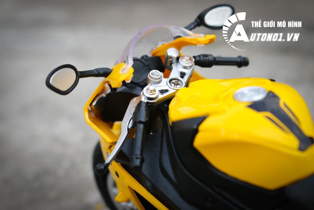 MÔ HÌNH BMW S1000RR 2019 YELLOW 1:12 MSZ 7222