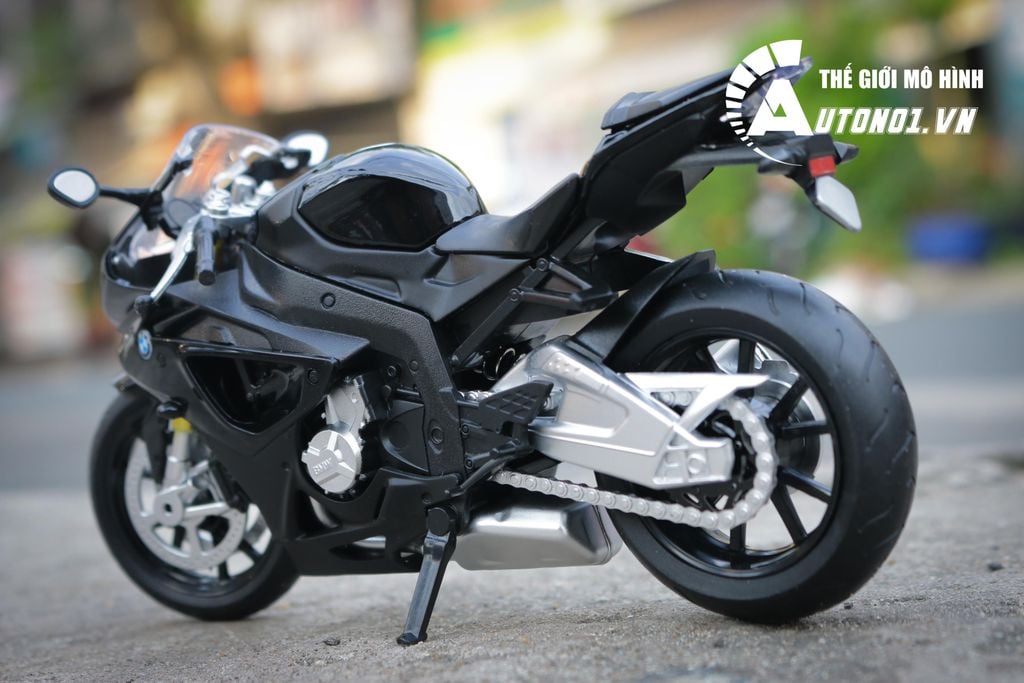 MÔ HÌNH BMW S1000RR 2019 BLACK 1:12 MSZ 7221