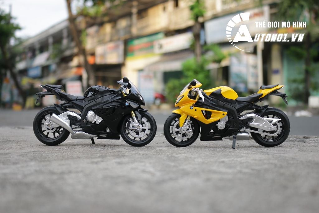 MÔ HÌNH BMW S1000RR 2019 BLACK 1:12 MSZ 7221