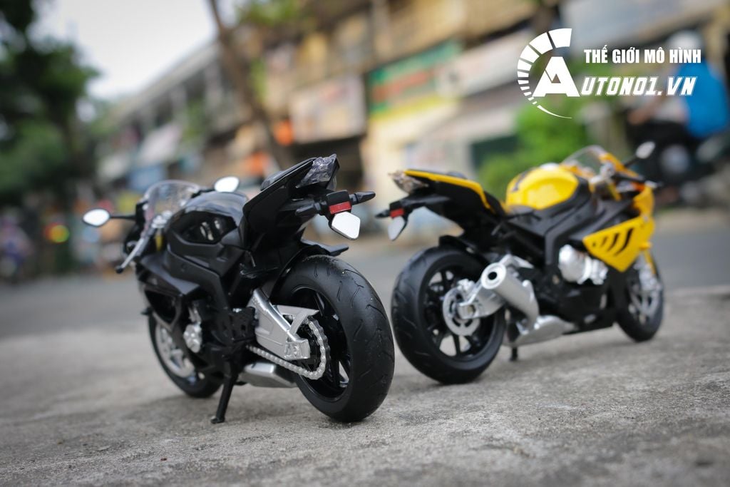 MÔ HÌNH BMW S1000RR 2019 YELLOW 1:12 MSZ 7222