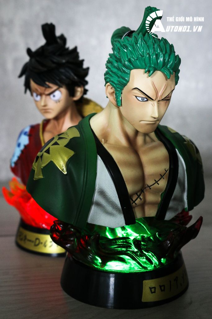 MÔ HÌNH NHÂN VẬT ONEPIECE TƯỢNG ZORO CÓ ĐÈN 16CM 7315