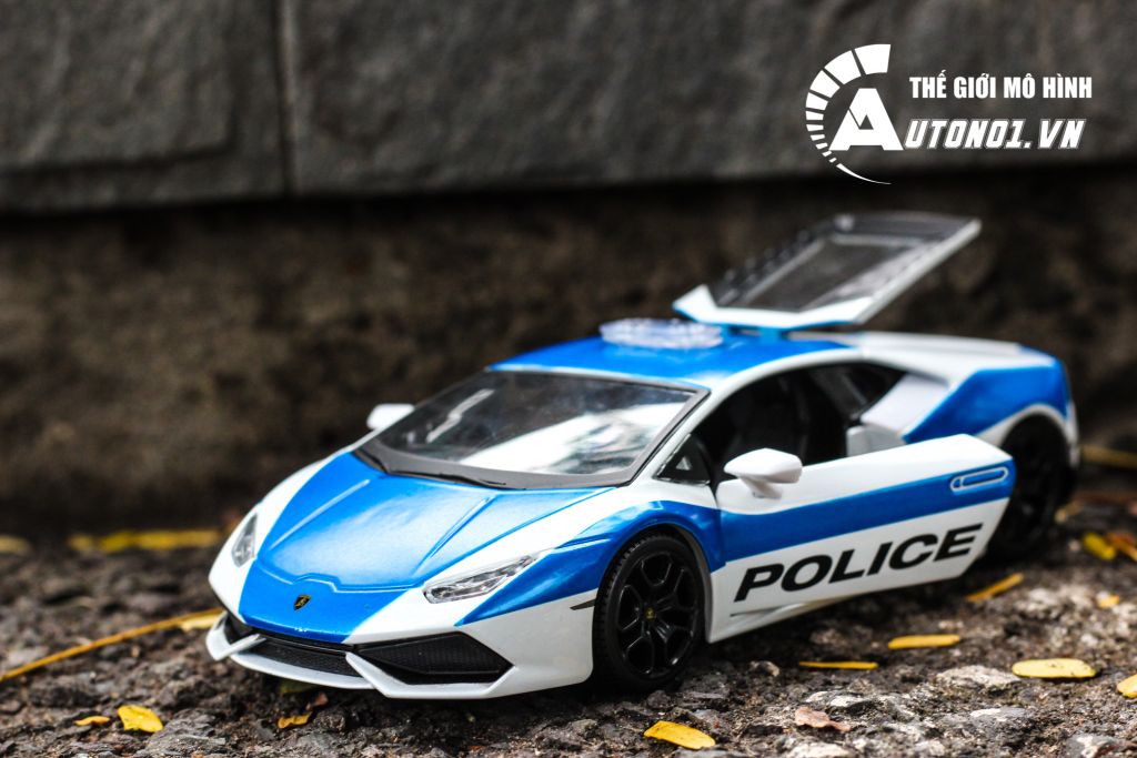 MÔ HÌNH XE LAMBORGHINI HURACAN LP610-4 POLICE 1:24 MAISTO 4330