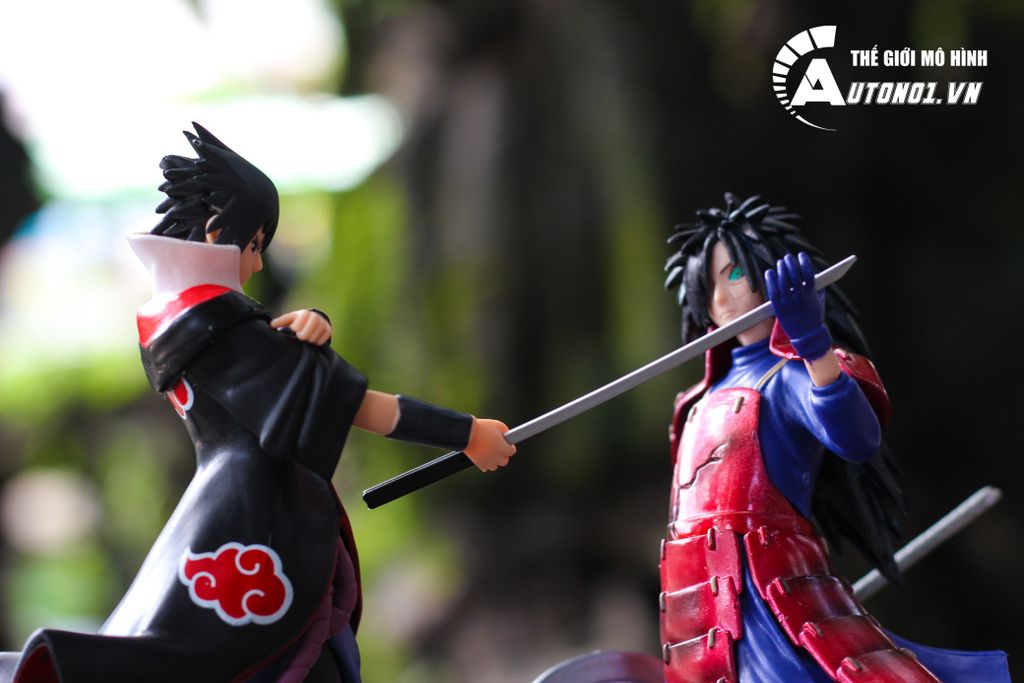 MÔ HÌNH NHÂN VẬT NARUTO SASUKE VÀ HOKAGHE HASHIRAMA 18CM