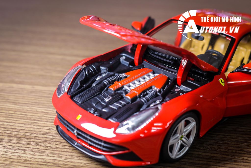 MÔ HÌNH FERRARI F12 BERLINETTA RED 1:24 BBURAGO 1307