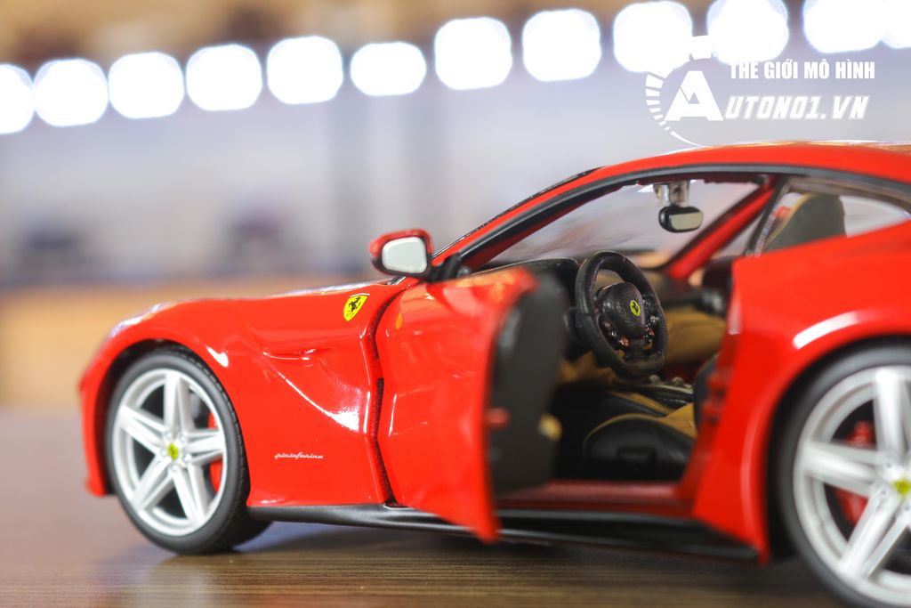 MÔ HÌNH FERRARI F12 BERLINETTA RED 1:24 BBURAGO 1307