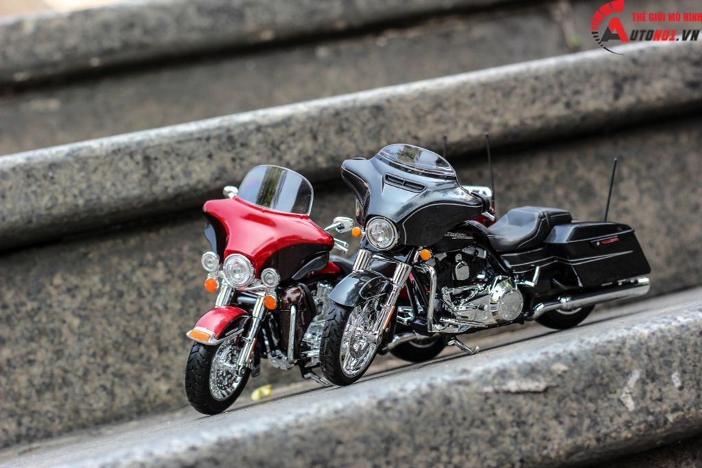 MÔ HÌNH XE HARLEY DAVIDSON FLHTK ELECTRA GLIDE ULTRA LIMITED RED 2013 1:12 MAISTO 32323 5803