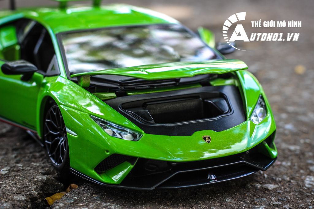 MÔ HÌNH XE LAMBORGHINI HURACAN PERFORMANCE GREEN 1:18 MAISTO 6014