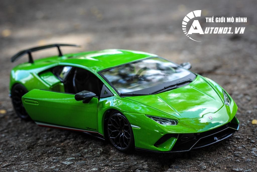 MÔ HÌNH XE LAMBORGHINI HURACAN PERFORMANCE GREEN 1:18 MAISTO 6014