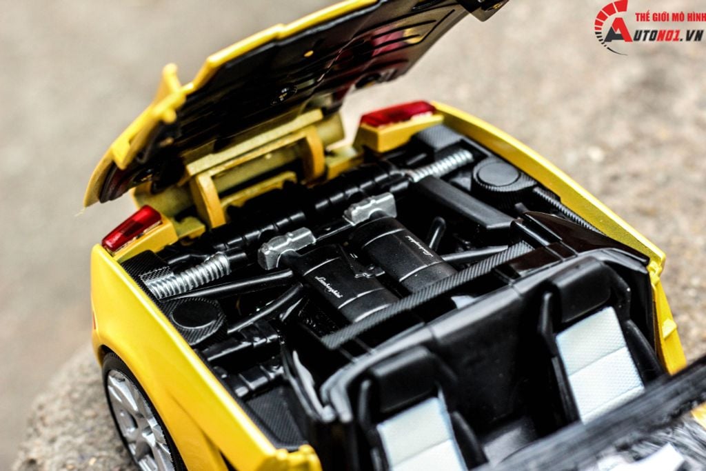 MÔ HÌNH XE LAMBORGHINI GALLARDO SPYDER YELLOW 1:18 BBURAGO 5239