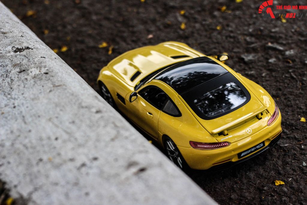 XE MÔ HÌNH MERCEDES AMG GT YELLOW 1:18 MAISTO 1780