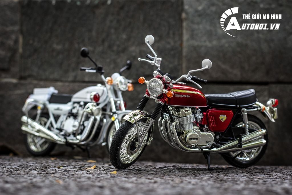 MÔ HÌNH XE HONDA DREAM CB750FOUR POLICE 1:12 JOYCITY 1872