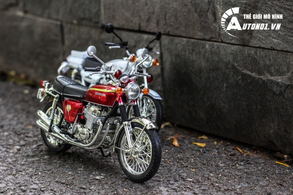 MÔ HÌNH XE HONDA DREAM CB750FOUR POLICE 1:12 JOYCITY 1872
