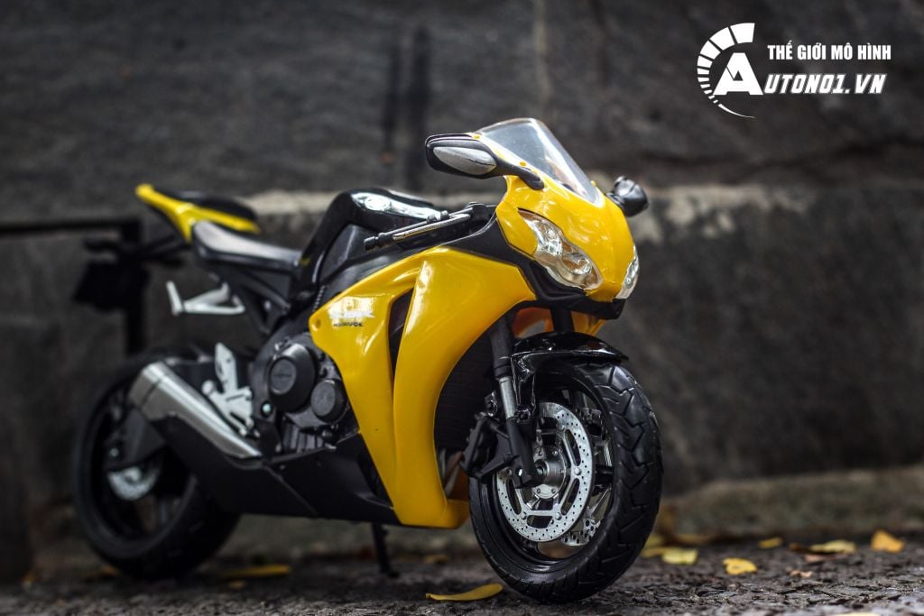 MÔ HÌNH XE HONDA CBR 1000RR YELLOW 1:12 JOYCITY 5567