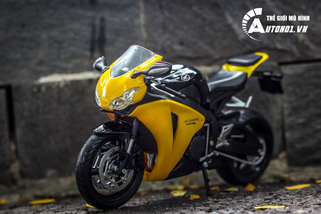 MÔ HÌNH XE HONDA CBR 1000RR YELLOW 1:12 JOYCITY 5567