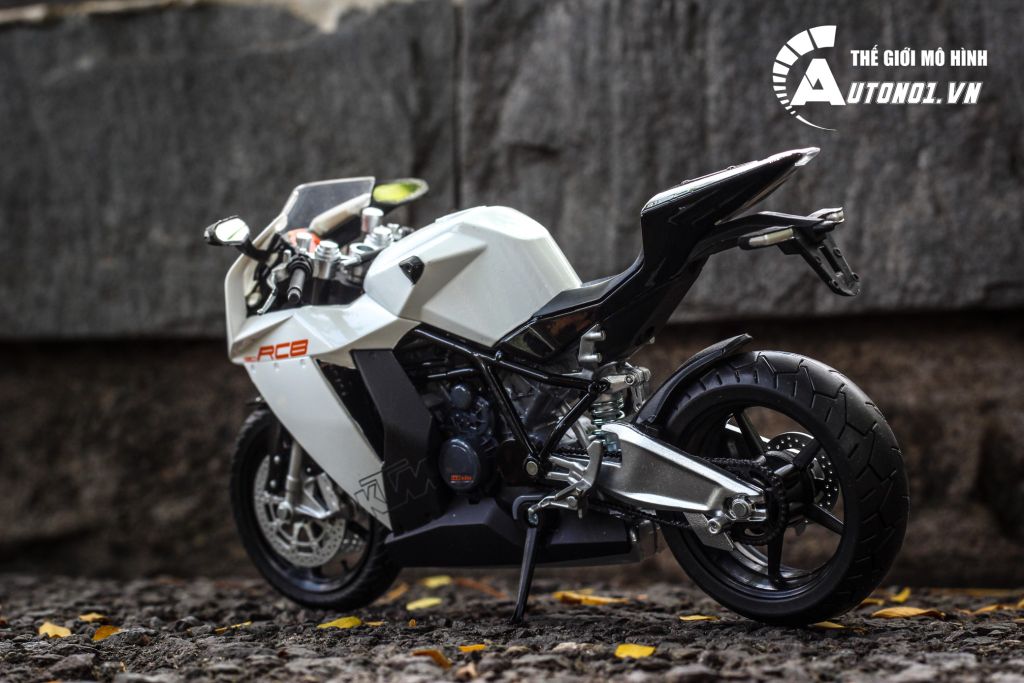 MÔ HÌNH XE KTM RC8 WHITE 1:12 JOYCITY 6804