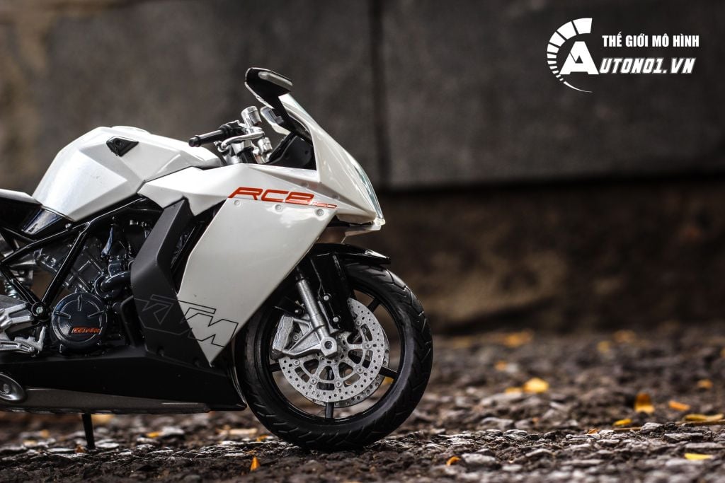 MÔ HÌNH XE KTM RC8 WHITE 1:12 JOYCITY 6804