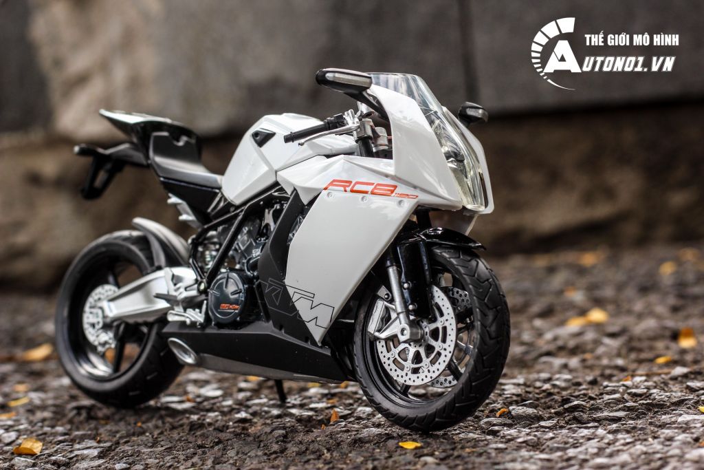 MÔ HÌNH XE KTM RC8 WHITE 1:12 JOYCITY 6804