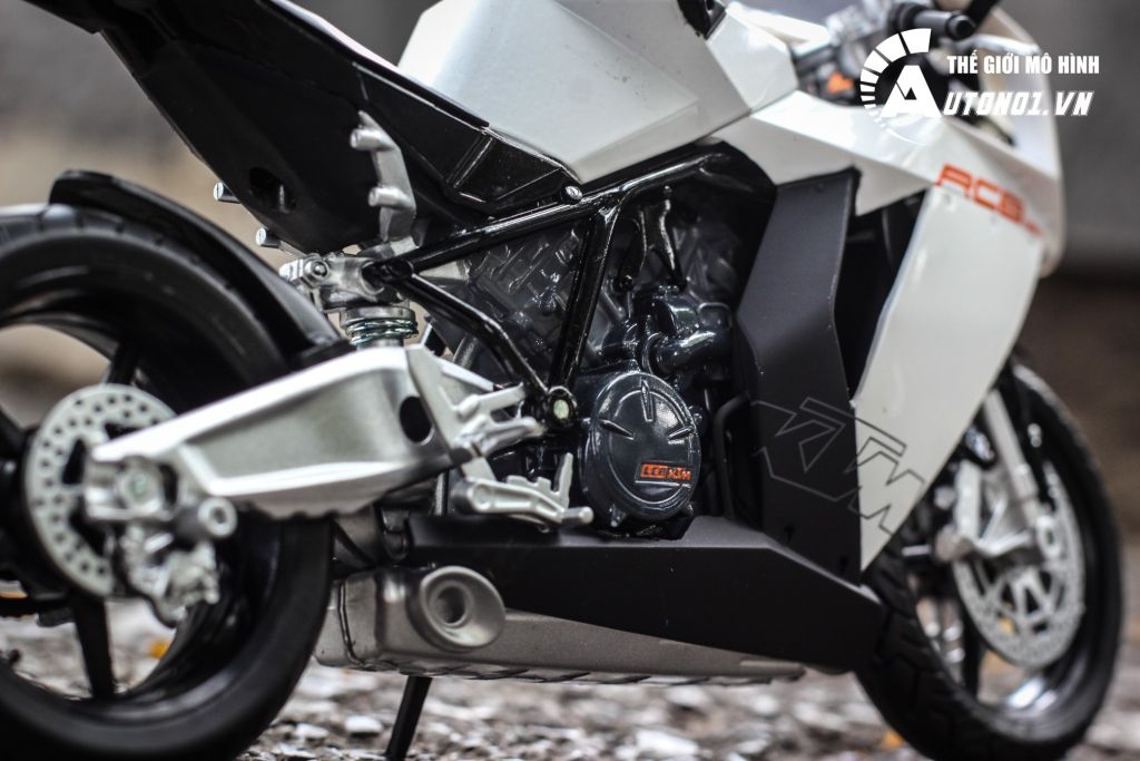 MÔ HÌNH XE KTM RC8 WHITE 1:12 JOYCITY 6804