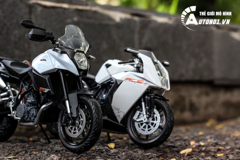 MÔ HÌNH XE KTM RC8 WHITE 1:12 JOYCITY 6804