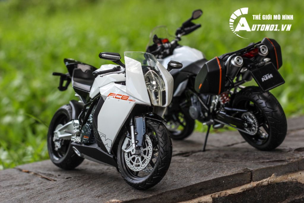 MÔ HÌNH XE KTM RC8 WHITE 1:12 JOYCITY 6804