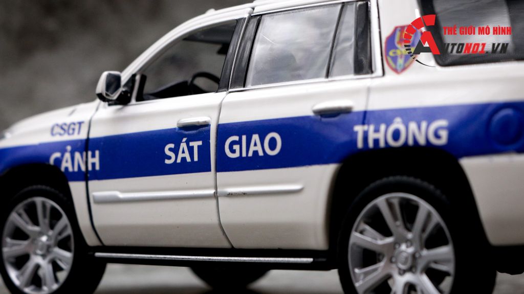 MÔ HÌNH XE CADILLAC ESCALADE ĐỘ CSGT AUTONO1 1:24 D001