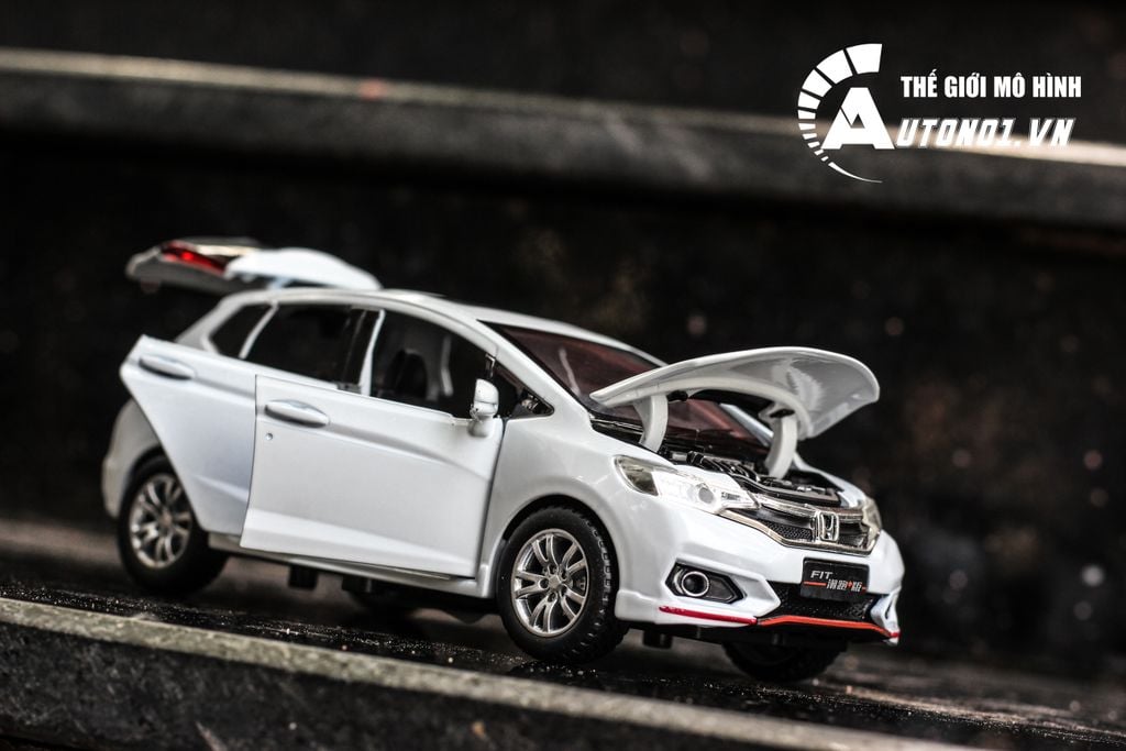 MÔ HÌNH XE HONDA JAZZ WHITE 1:32 CHE ZHI 5448