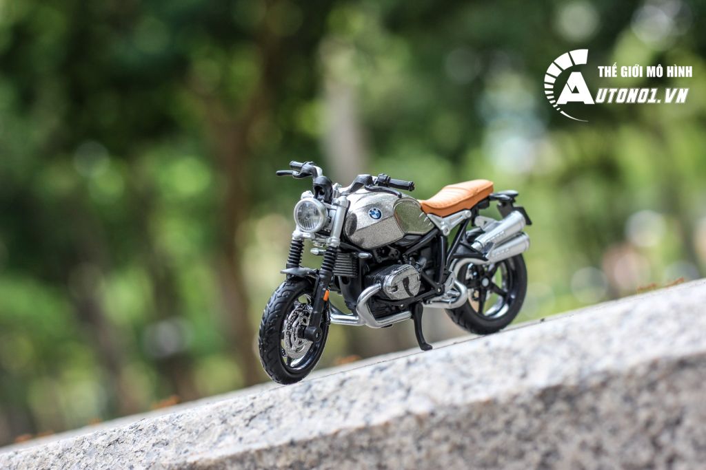 MÔ HÌNH MÔ TÔ BMW R NINE T SCRAMBLER 1:18 MAISTO 6369