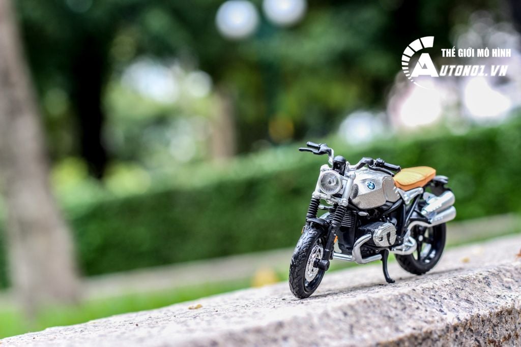 MÔ HÌNH MÔ TÔ BMW R NINE T SCRAMBLER 1:18 MAISTO 6369