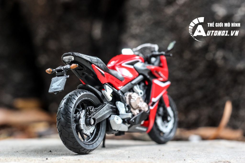 MÔ HÌNH HONDA CBR 650F 2018 RED 1:18 WELLY 6565