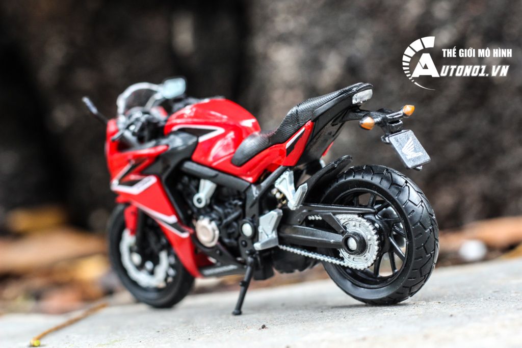 MÔ HÌNH HONDA CBR 650F 2018 RED 1:18 WELLY 6565