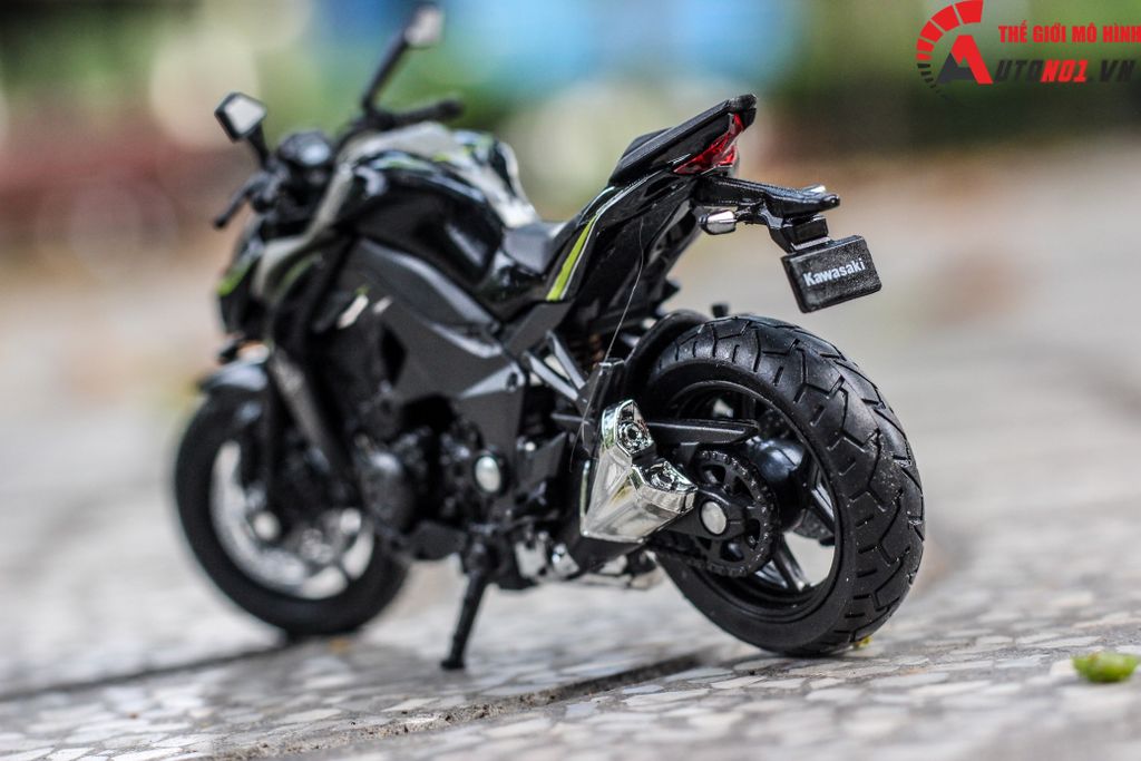 MÔ HÌNH XE KAWASAKI Z1000R 2017 BLACK 1:18 WELLY 5546