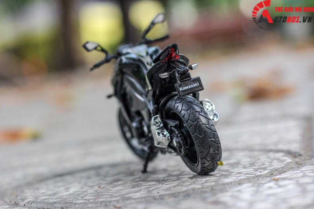 MÔ HÌNH XE KAWASAKI Z1000R 2017 BLACK 1:18 WELLY 5546