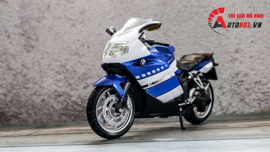 MÔ HÌNH XE BMW K1200S BLUE 1:12 JOYCITY 7508