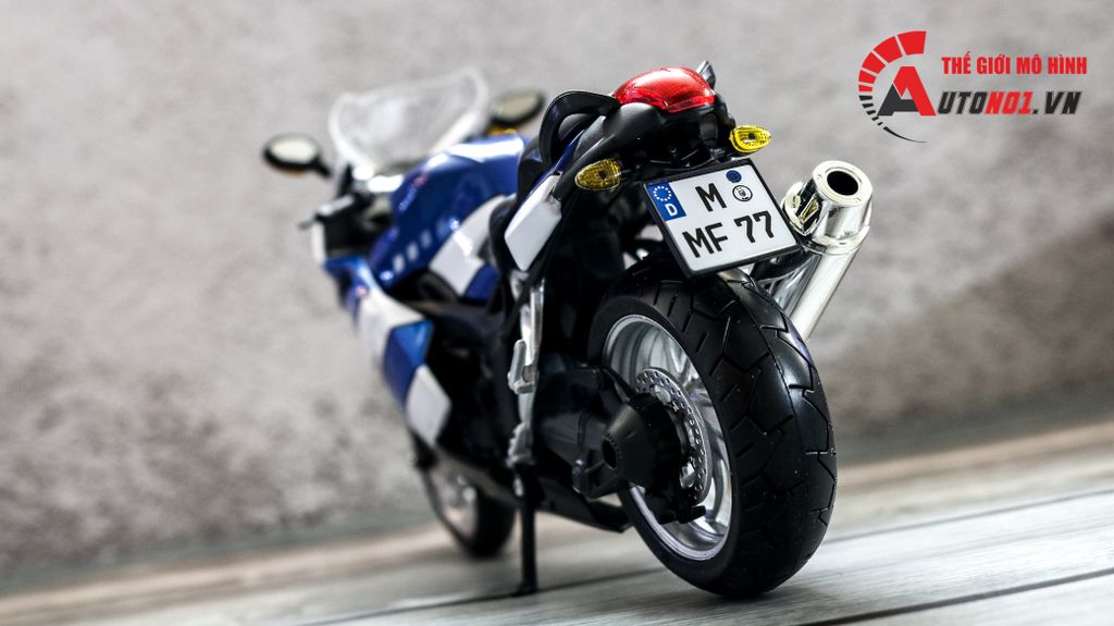 MÔ HÌNH XE BMW K1200S BLUE 1:12 JOYCITY 7508