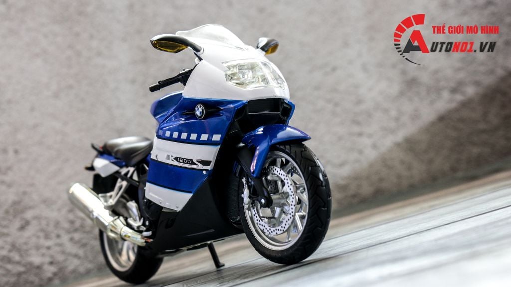 MÔ HÌNH XE BMW K1200S BLUE 1:12 JOYCITY 7508
