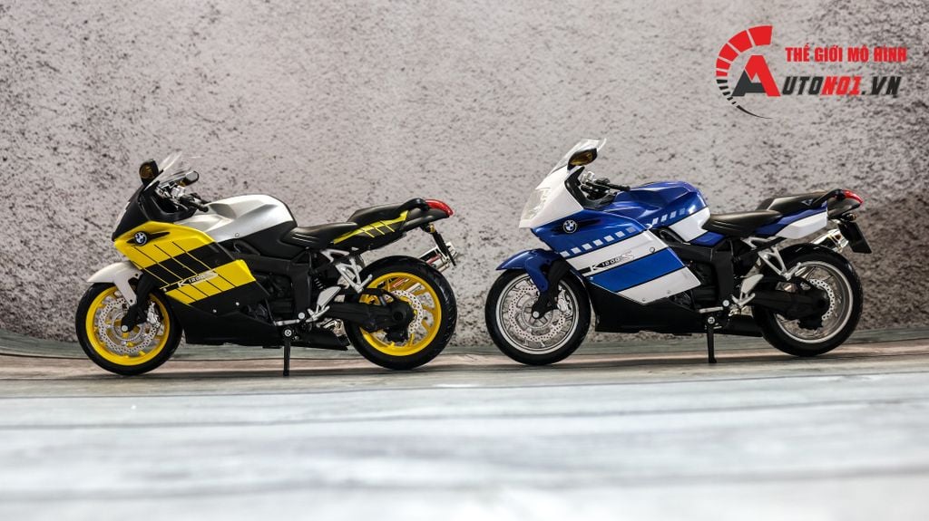 MÔ HÌNH XE BMW K1200S YELLOW 1:12 JOYCITY 7509