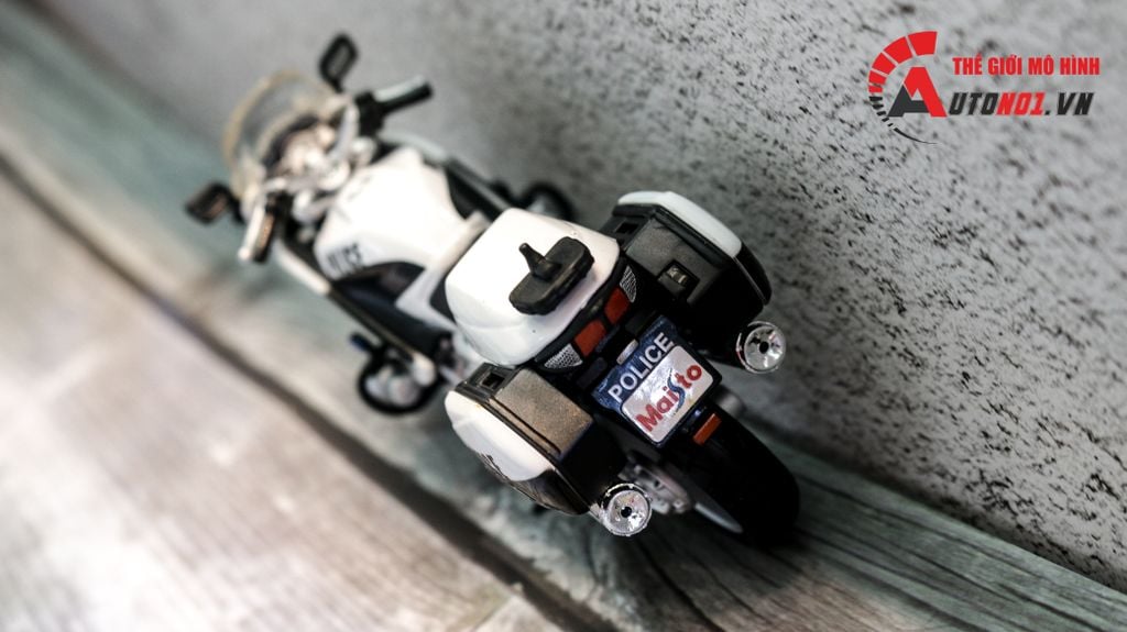XE MÔ HÌNH MAISTO YAMAHA FJR1300 VERSION POLICE BLACK 1:18