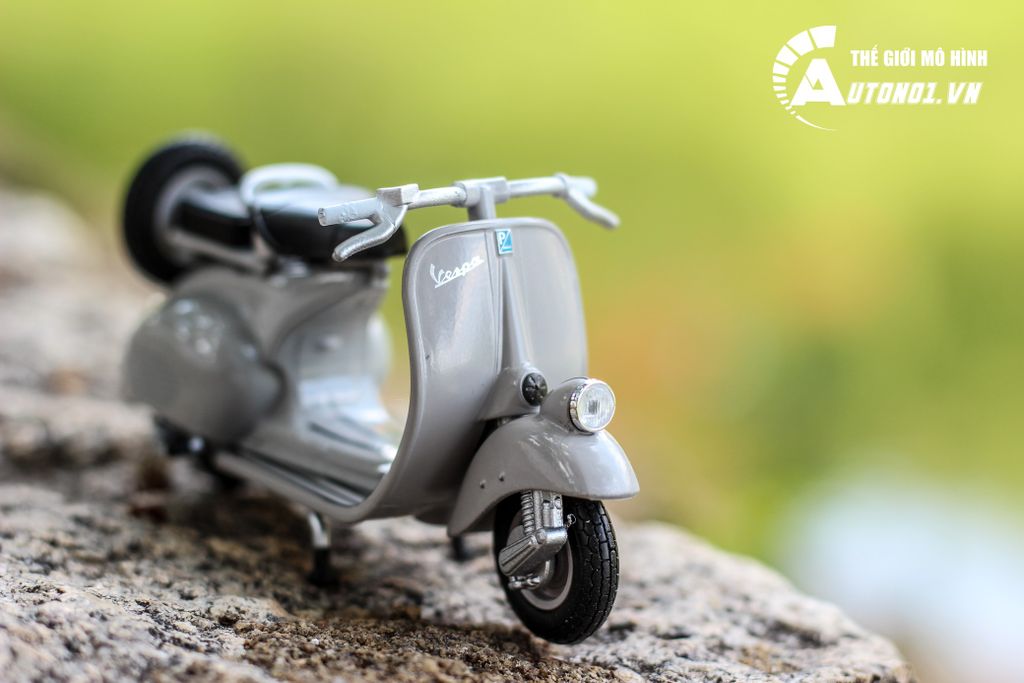 MÔ HÌNH XE VESPA 125CC 1953 GREY 1:18 WELLY 5724