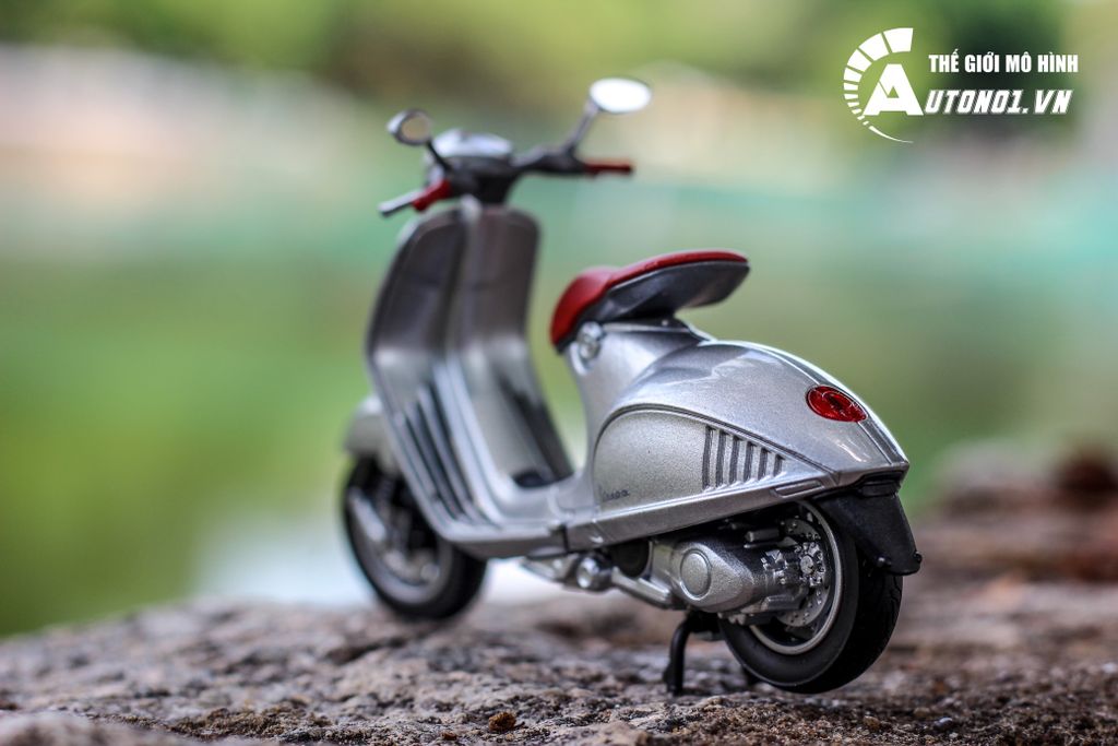 MÔ HÌNH XE VESPA 946 2014 SILVER 1:18 WELLY 5722