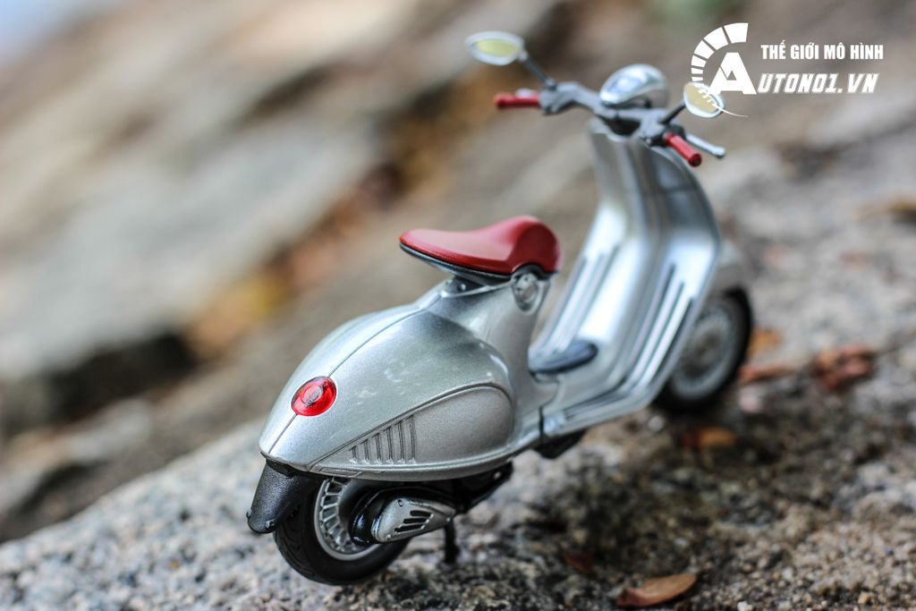 MÔ HÌNH XE VESPA 946 2014 SILVER 1:18 WELLY 5722