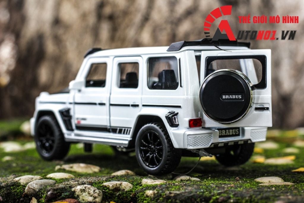 MÔ HÌNH XE MERCEDES-BRABUS G700 WHITE 1:32 DOUBLE HORSES 3680