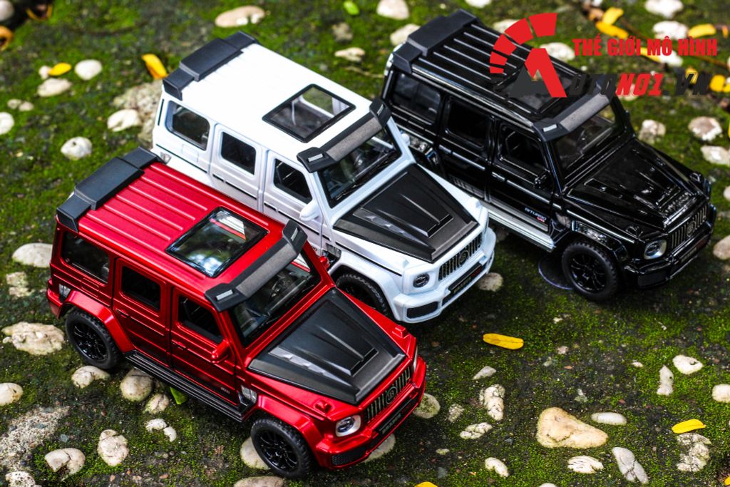 MÔ HÌNH XE MERCEDES-BRABUS G700 WHITE 1:32 DOUBLE HORSES 3680