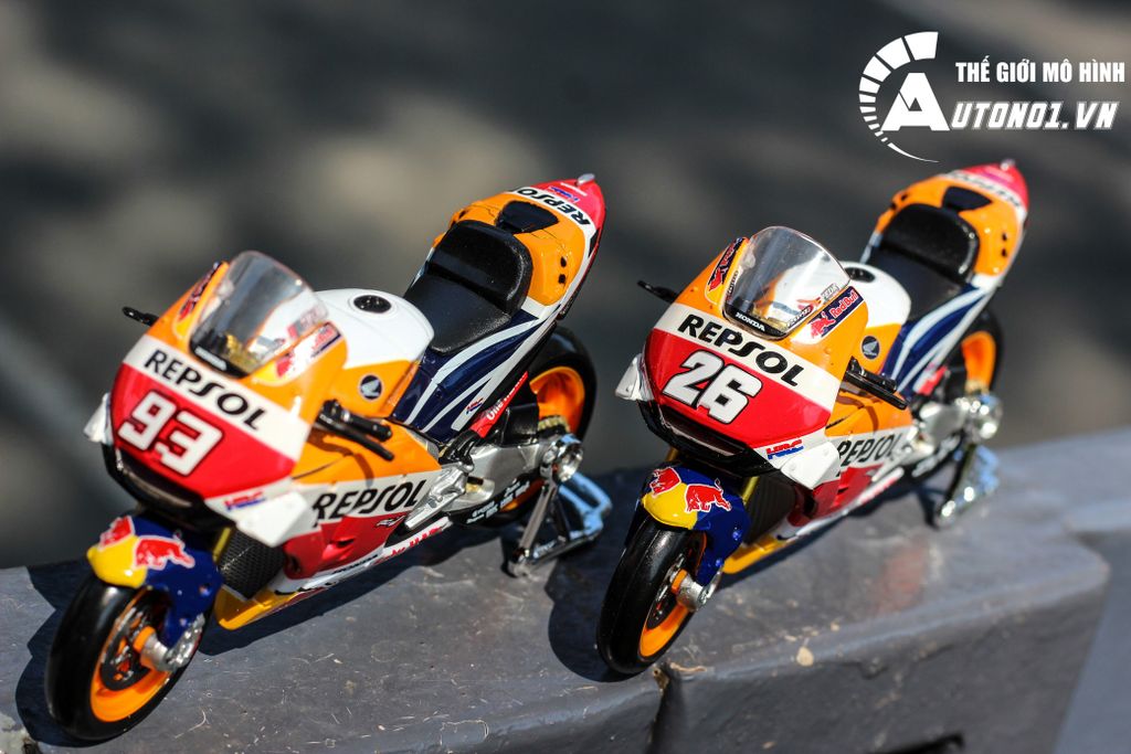 MÔ HÌNH XE MOTO GP HONDA RC213V REPSOL 