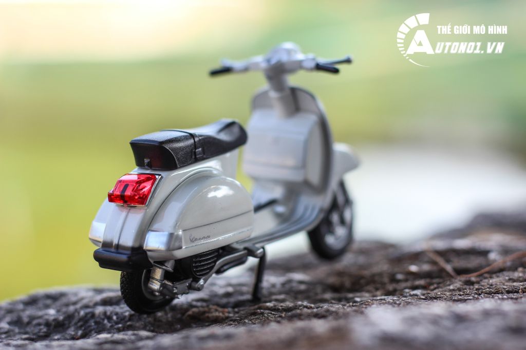 MÔ HÌNH XE VESPA PX 2016 WHITE 1:18 WELLY 5721