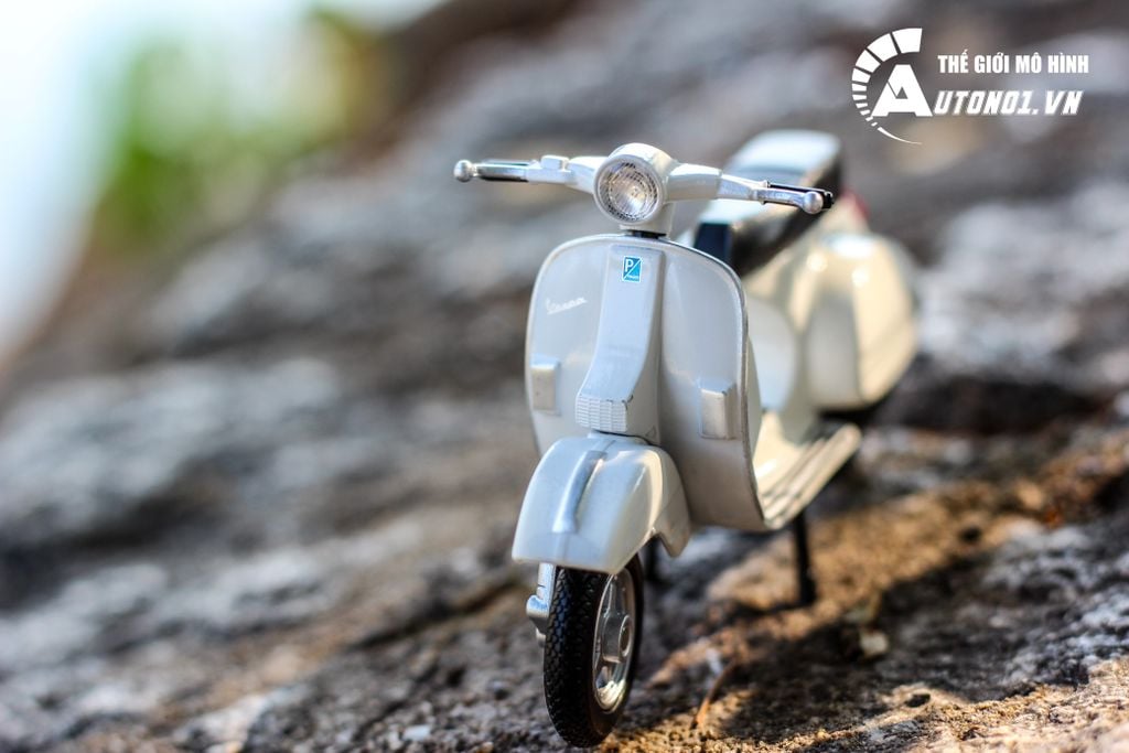 MÔ HÌNH XE VESPA PX 2016 WHITE 1:18 WELLY 5721