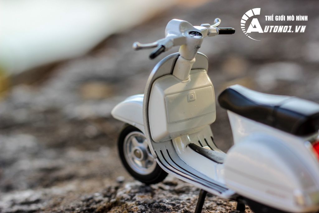 MÔ HÌNH XE VESPA PX 2016 WHITE 1:18 WELLY 5721