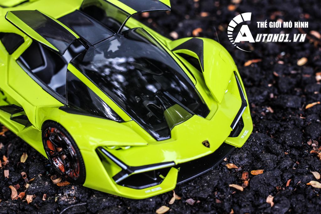 MÔ HÌNH XE LAMBORGHINI TERZO MILENNIO GREEN 1:24 BBURAGO 6462