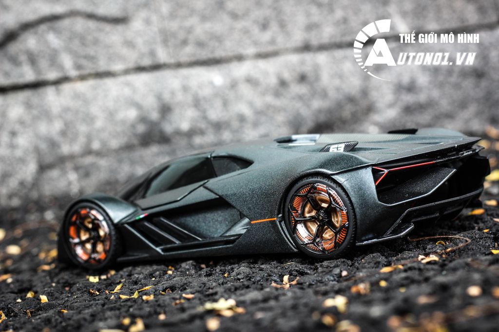 MÔ HÌNH XE LAMBORGHINI TERZO MILENNIO GREY 1:24 BBURAGO 6461